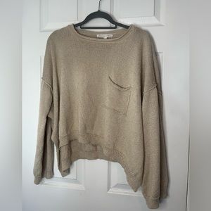 Lavender Sketch beige sweater